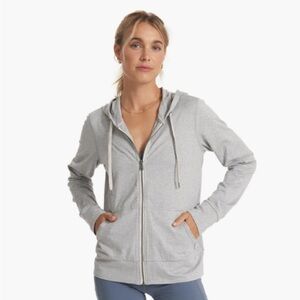 Vuori Halo Performance Hoodie 2.0 Grey Heather Size S